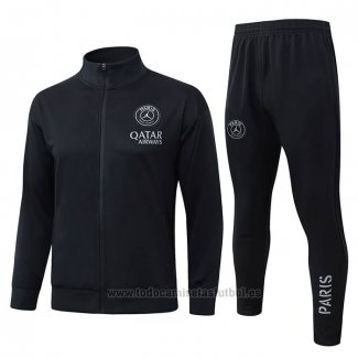 Chandal de Chaqueta del Paris Saint-Germain Jordan Nino 2025-2026 Negro